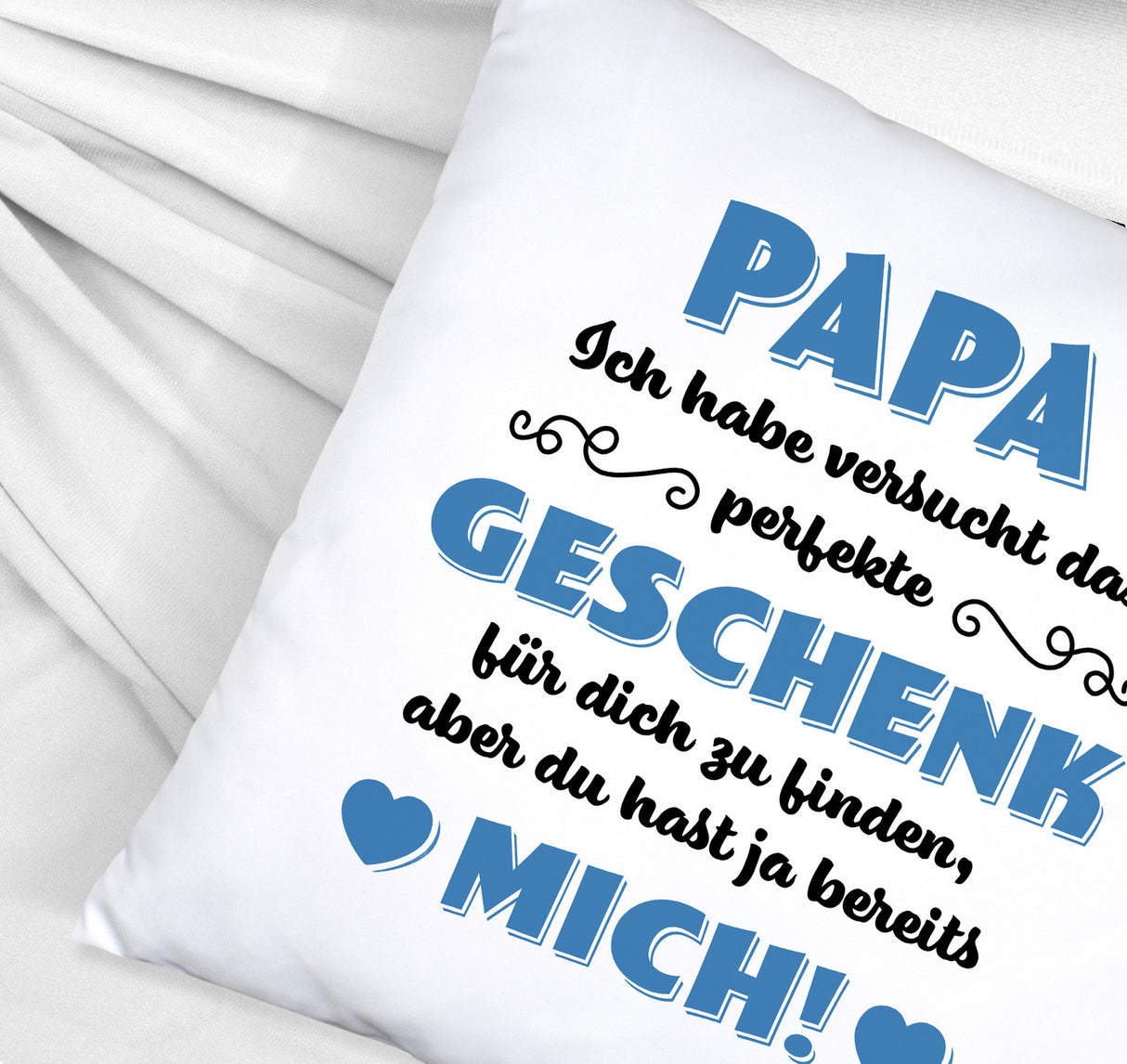 Kissen mit Spruch Mama ich habe versucht das beste Geschenk zu finden
