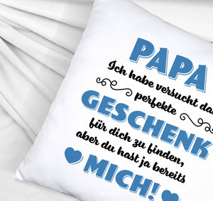 Kissen mit Spruch Mama ich habe versucht das beste Geschenk zu finden