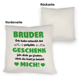 Kissen mit Spruch Mama ich habe versucht das beste Geschenk zu finden