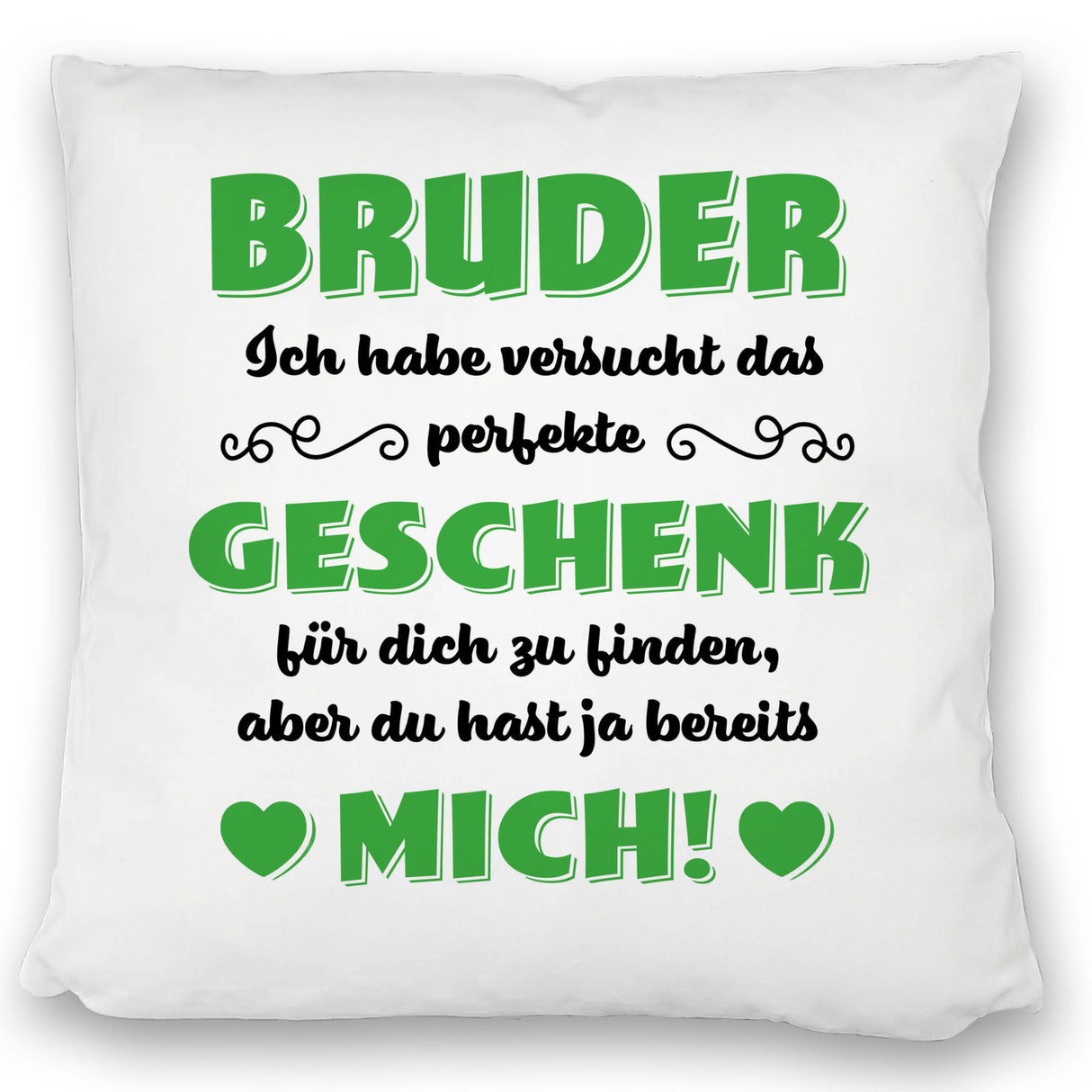Kissen mit Spruch Mama ich habe versucht das beste Geschenk zu finden