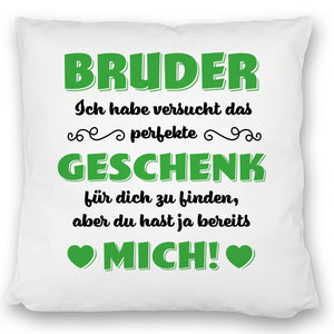 Kissen mit Spruch Mama ich habe versucht das beste Geschenk zu finden