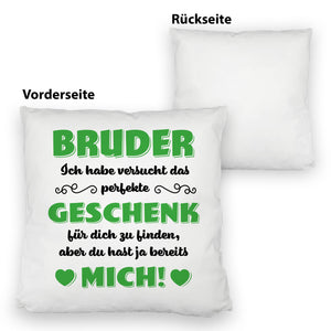 Kissen mit Spruch Mama ich habe versucht das beste Geschenk zu finden