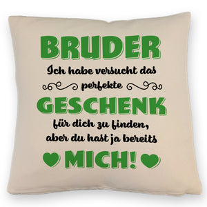 Kissen mit Spruch Mama ich habe versucht das beste Geschenk zu finden