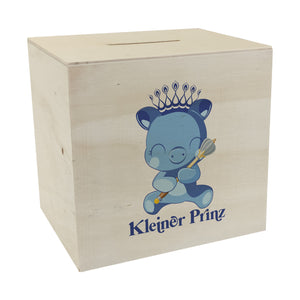 Kleiner Prinz Spardose mit niedlichem Schweinchen