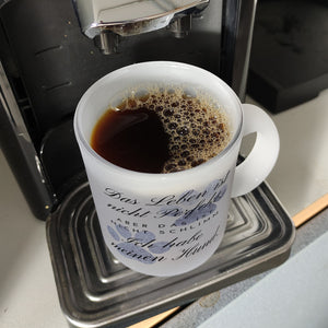 Das Leben ist nicht Perfekt Hunde Kaffeebecher mit Spruch