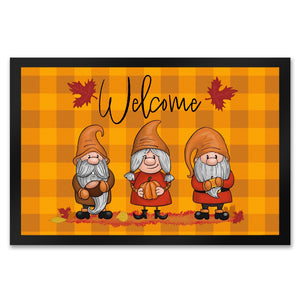 Welcome Wichtel Fußmatte in 35x50 cm in herbstlichen Farben