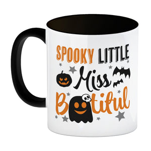Geister Kaffeebecher mit Spruch- Spooky little Miss Bootiful
