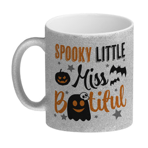 Geister Kaffeebecher mit Spruch- Spooky little Miss Bootiful