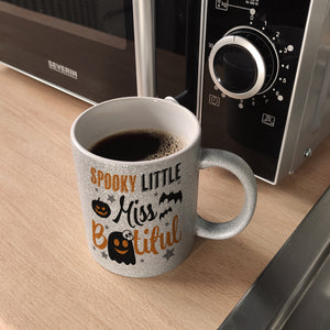 Geister Kaffeebecher mit Spruch- Spooky little Miss Bootiful