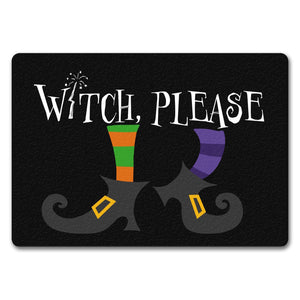 Hexen Fußmatte in 35x50 cm mit Spruch- Witch, please