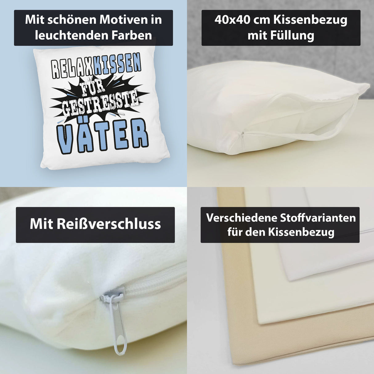 Relax Kissen für gestresste Väter zum Vatertag