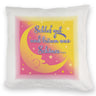 Schlaf gut und träum was Schönes Kissen mit Mond und Sterne