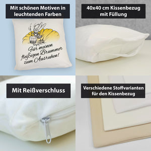 Für meinen fleißigen Brummer Arbeitsbiene Kissen