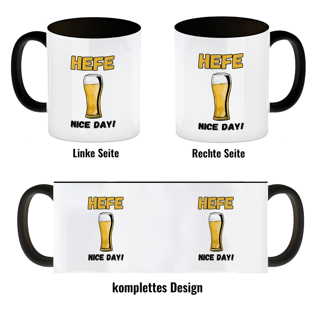 Hefe nice day! Hefeweizen Bier Kaffeebecher
