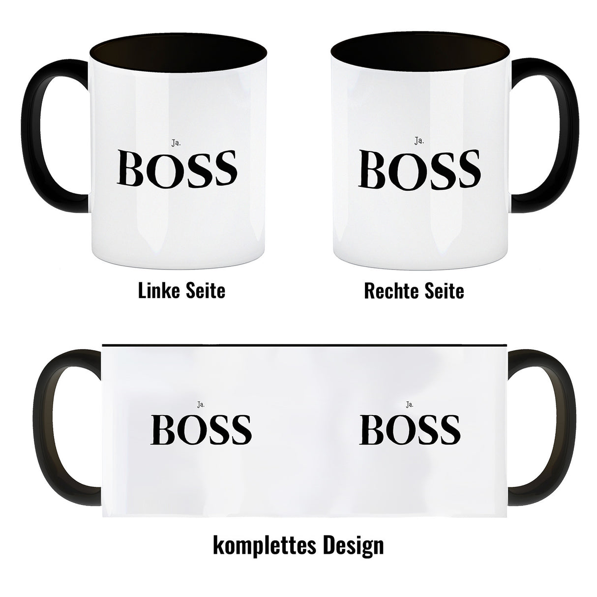 Büro Kaffeebecher - Ja, Boss