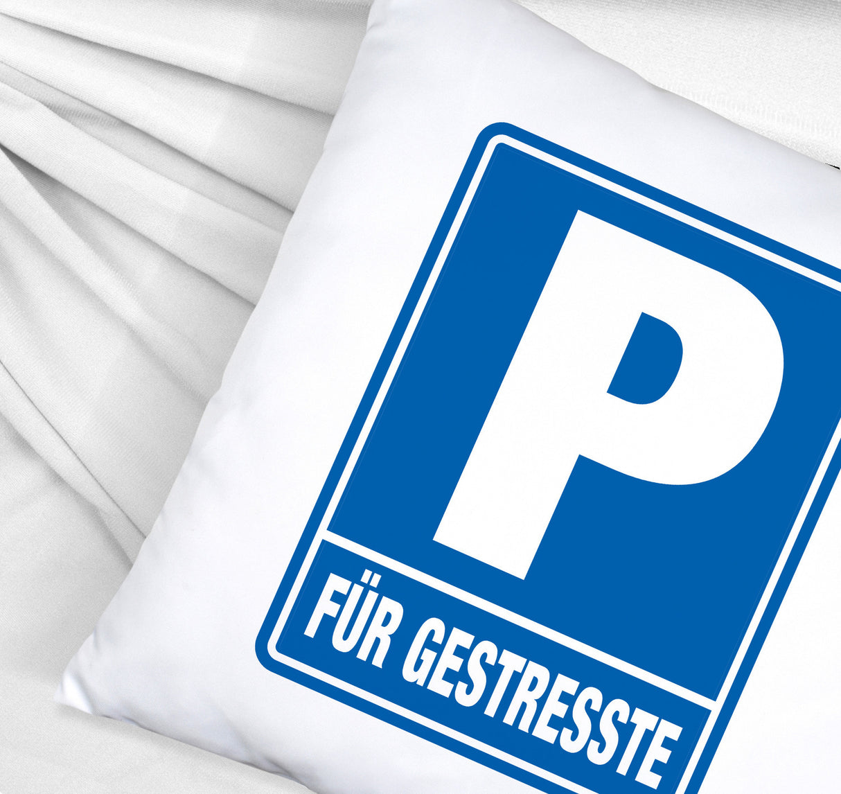 Parkplatz für Gestresste Kissen