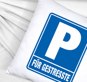 Parkplatz für Gestresste Kissen