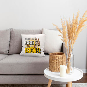 Giraffen Kissen mit Spruch Hintern- und Nackenschoner