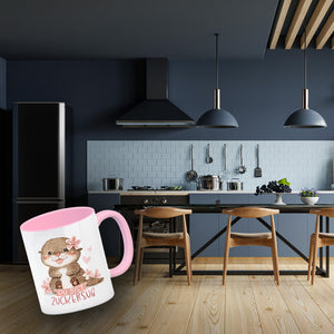 Otter Baby Kaffeebecher mit Spruch Du bist zuckersüß