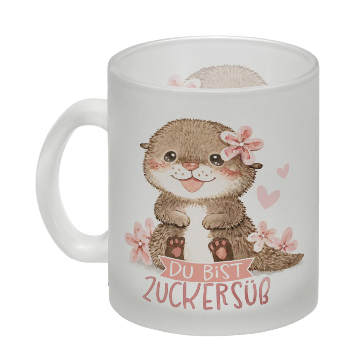 Otter Baby Kaffeebecher mit Spruch Du bist zuckersüß