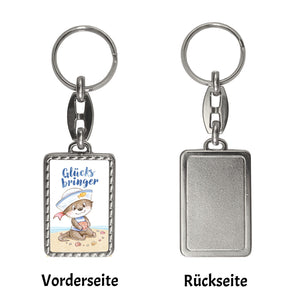 Ottfried der Otter Schlüsselanhänger mit Spruch Glücksbringer
