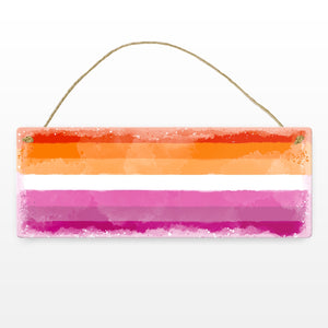 Pride-Flagge Rainbow Metallschild