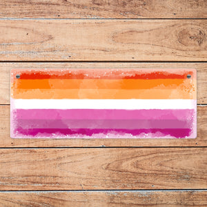 Pride-Flagge Rainbow Metallschild