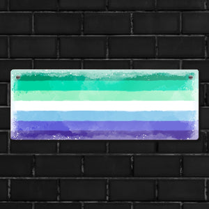 Pride-Flagge Rainbow Metallschild