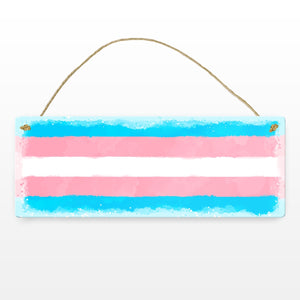 Pride-Flagge Rainbow Metallschild