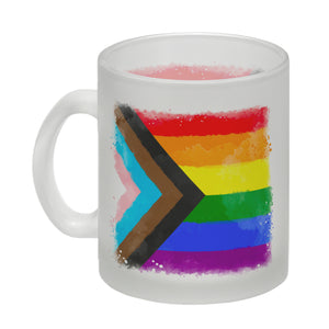 Progress-Pride-Flagge Kaffeebecher