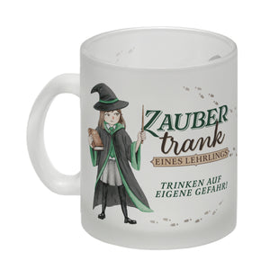 Zaubertrank Kaffeebecher mit Zauberschülerin