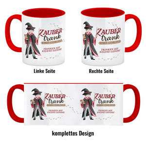 Zaubertrank Kaffeebecher mit Zauberschüler