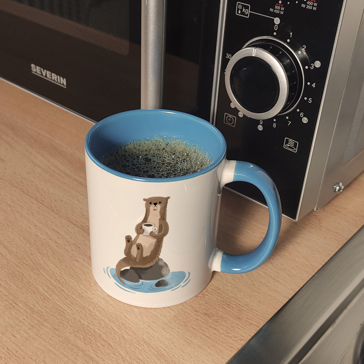 Otter Kaffeebecher mit niedlichem Fischotter