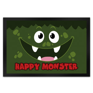Happy Monster Fußmatte in 35x50 cm mit verrücktem Gesicht