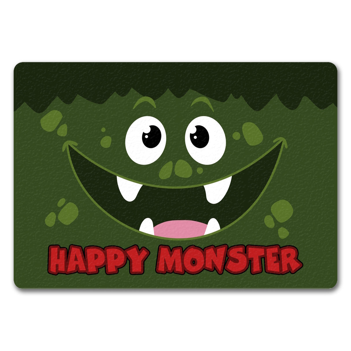 Happy Monster Fußmatte in 35x50 cm mit verrücktem Gesicht