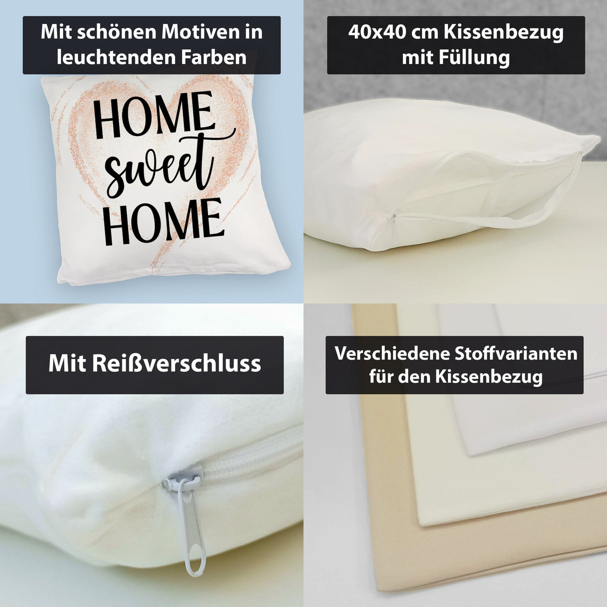 Home Sweet Home Kissen