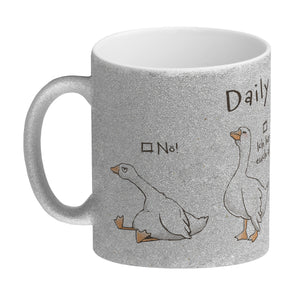 Gilbert die Gans Kaffeebecher mit Spruch Daily Mood