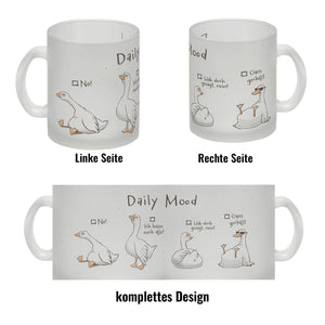 Gilbert die Gans Kaffeebecher mit Spruch Daily Mood