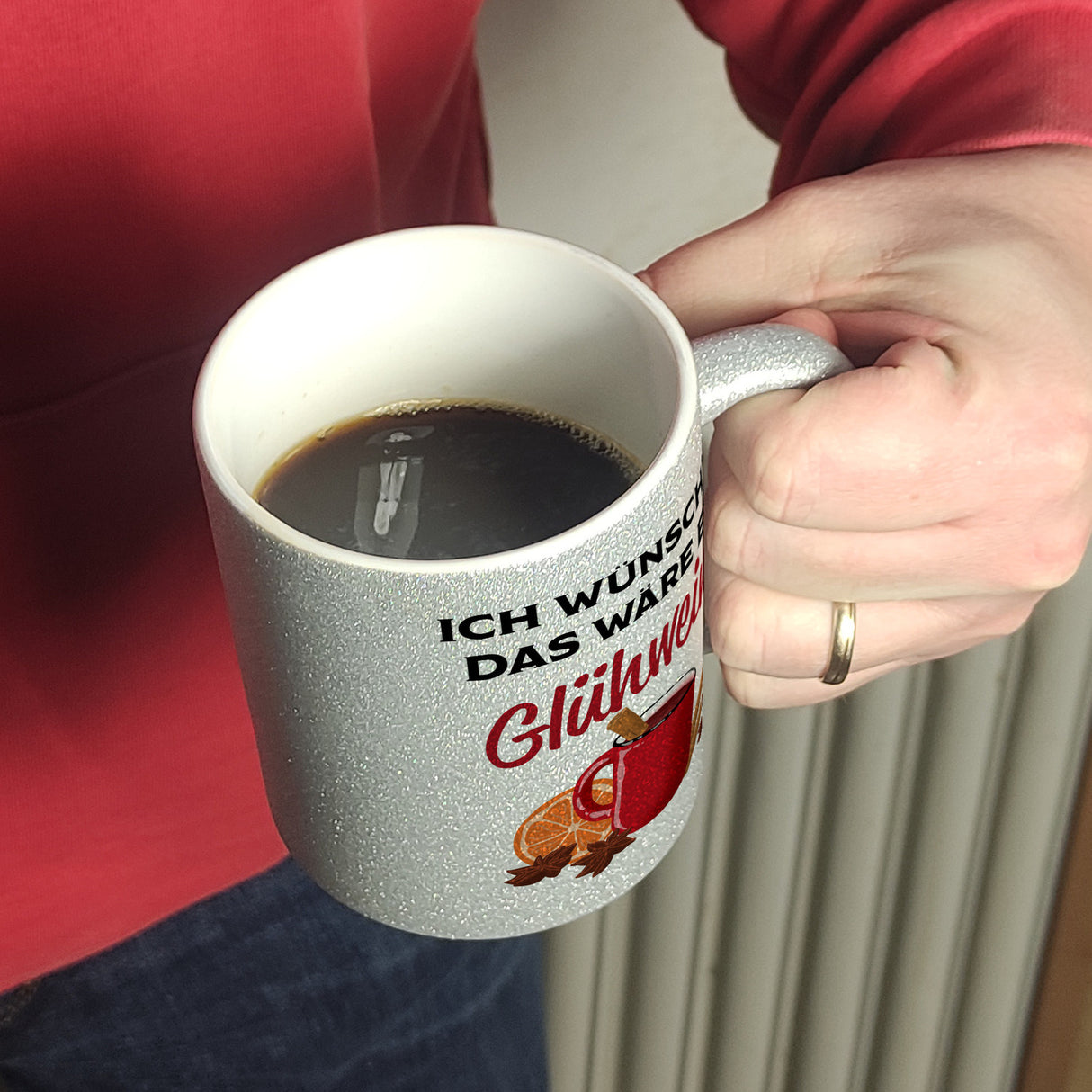 Ich wünschte das wäre ein Glühwein Kaffeebecher