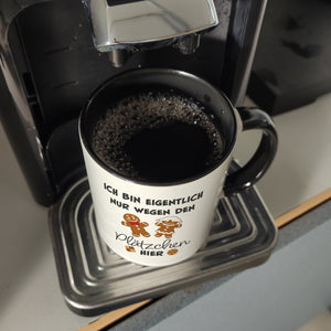 Lebkuchenmännchen Kaffeebecher mit Spruch