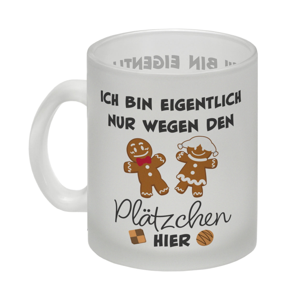 Lebkuchenmännchen Kaffeebecher mit Spruch