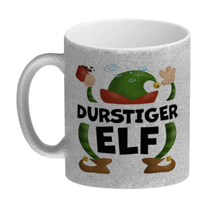 Durstiger Elf Weihnachten Kaffeebecher
