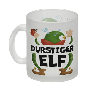 Durstiger Elf Weihnachten Kaffeebecher