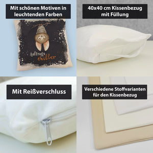 Auftragschiller Kissen mit niedlicher Fledermaus
