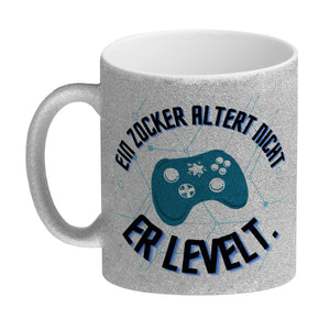 Ein Zocker altert nicht Kaffeebecher Er levelt