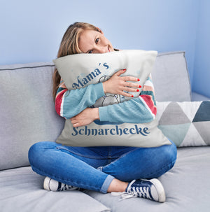 Mamas Schnarchecke Eisbär Kissen