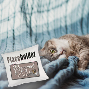 Reserved for my Cat! Placeholder Kissen für die Katze