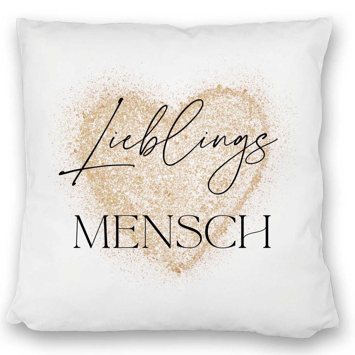 Lieblingsmensch Kissen in rosa