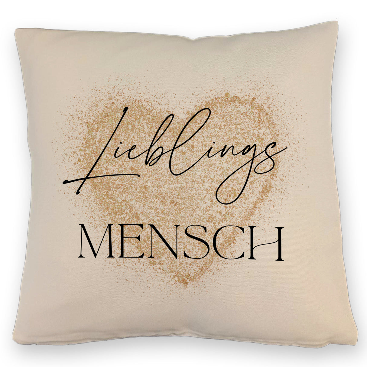 Lieblingsmensch Kissen in rosa
