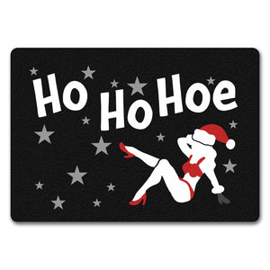 Sexy Lady Fußmatte in 35x50 cm mit Spruch Ho Ho Hoe